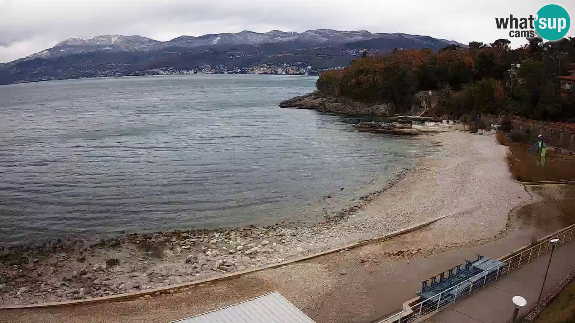 LIVE Webcam Rijeka beach Swimming pools Kantrida