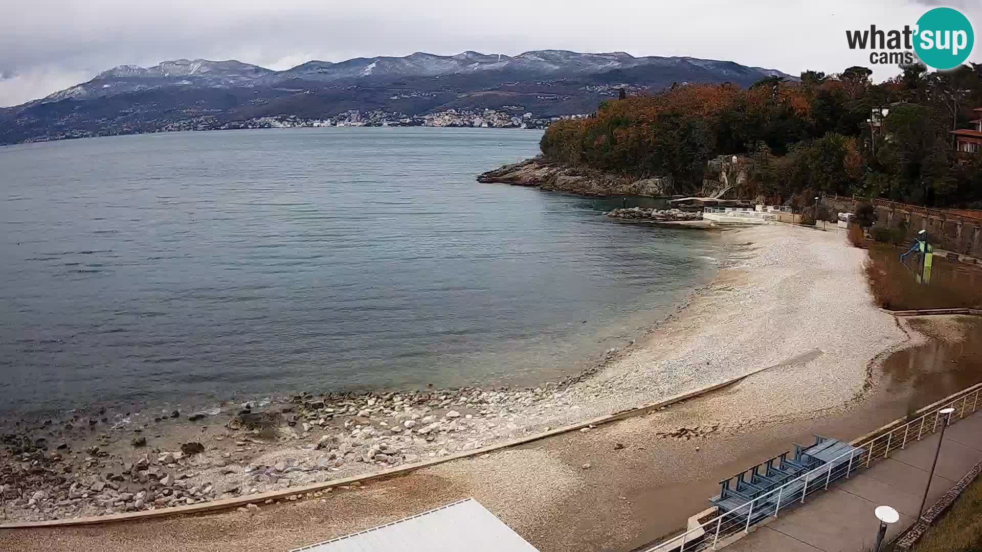 LIVE Webcam Rijeka beach Swimming pools Kantrida