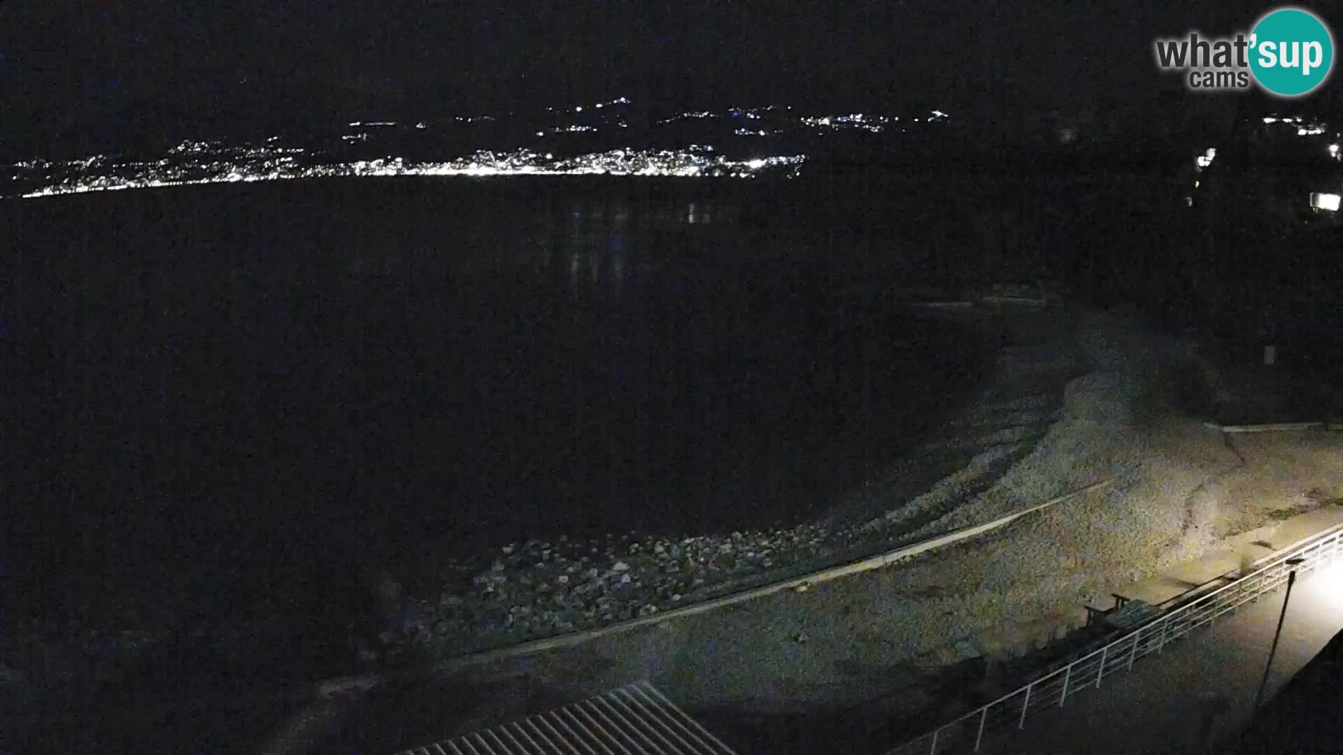 LIVE Webcam Rijeka beach Swimming pools Kantrida