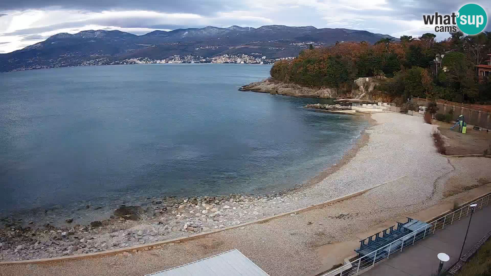 LIVE Webcam Fiume spiaggia piscine Kantrida