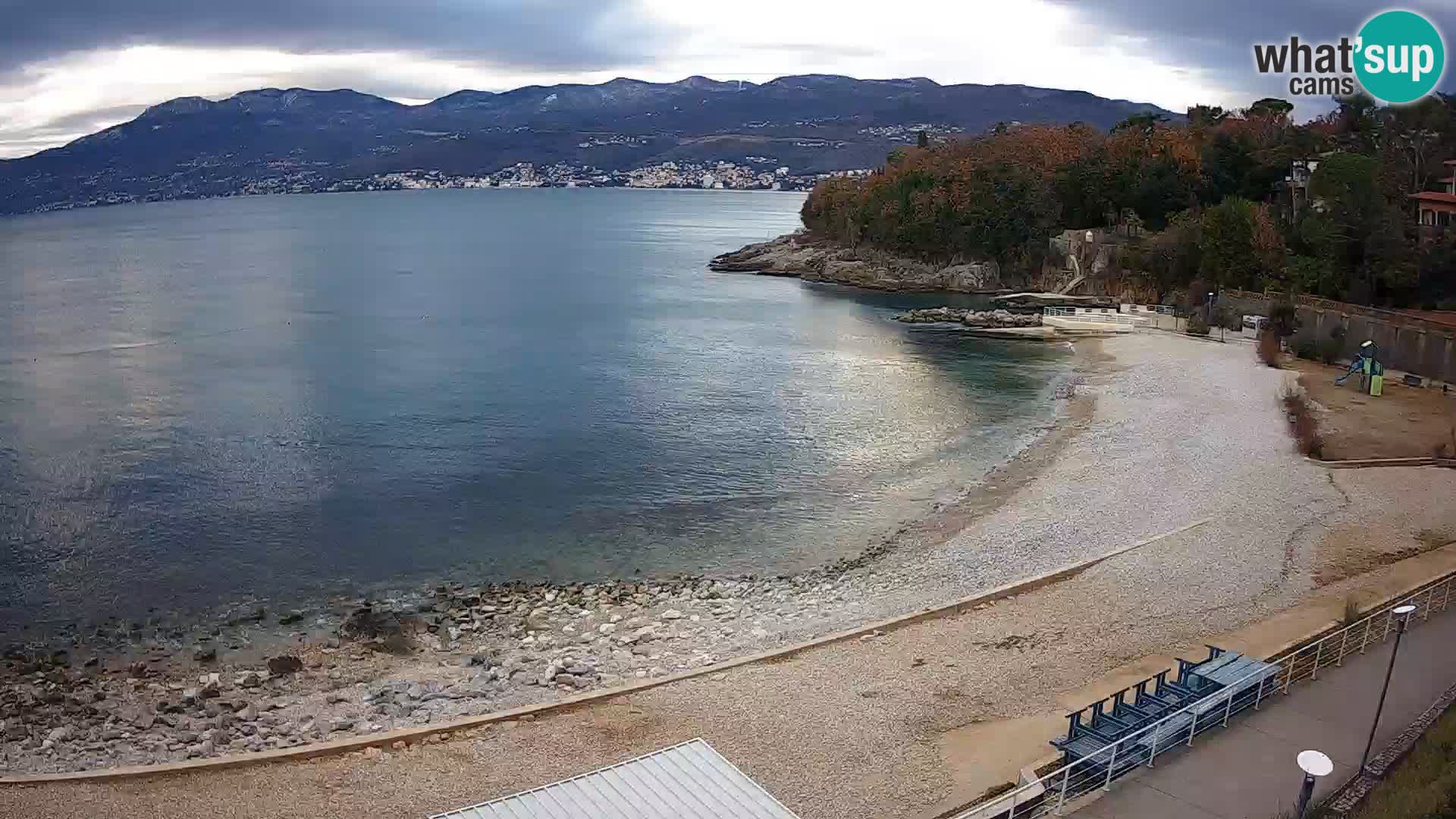 Reka Spletna kamera  plaža pri Bazenih Kantrida