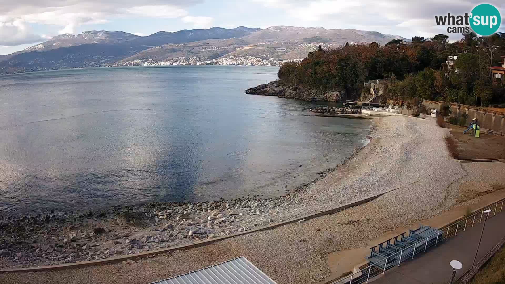 LIVE Webcam Rijeka beach Swimming pools Kantrida