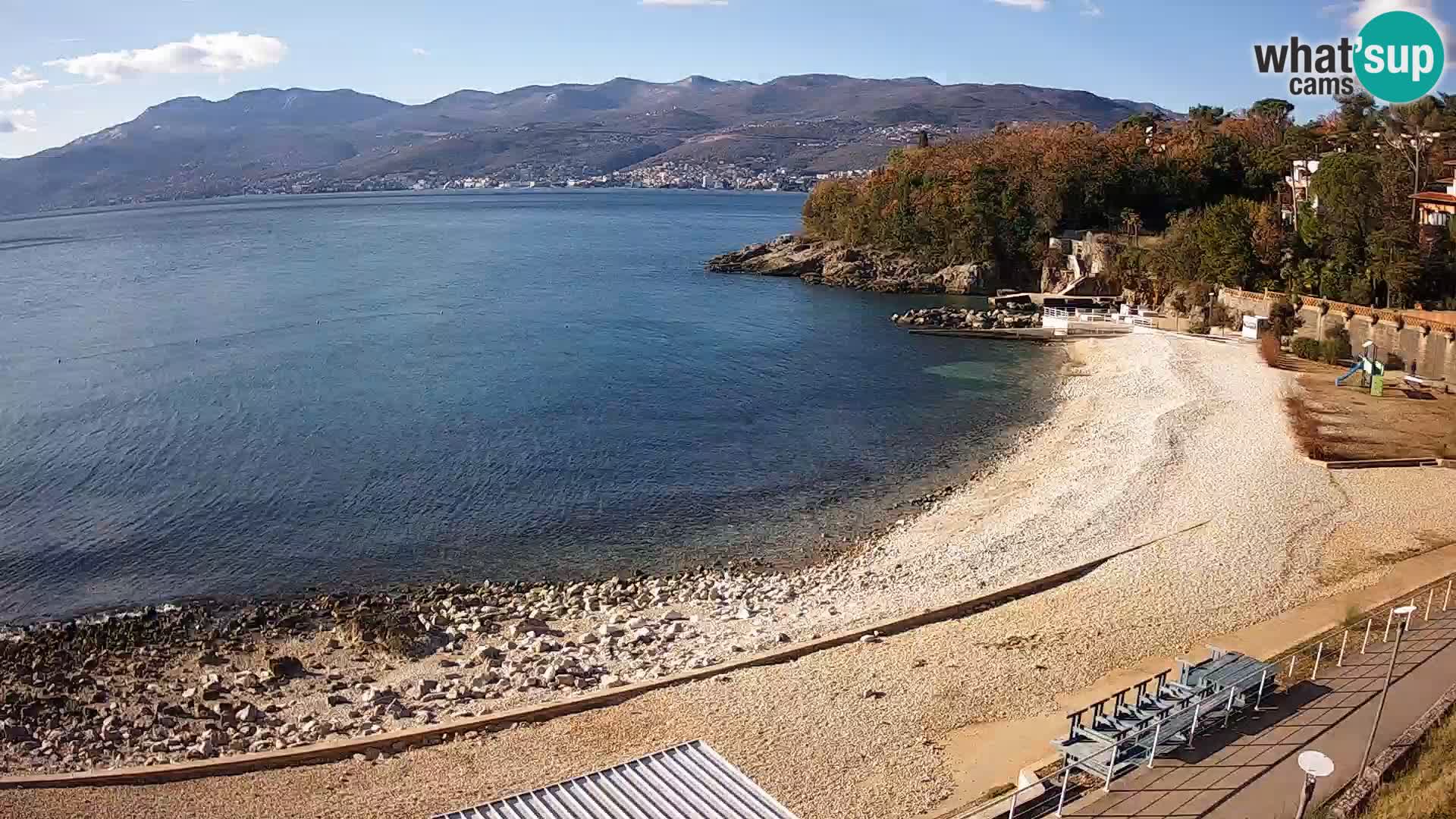 LIVE Webcam Fiume spiaggia piscine Kantrida