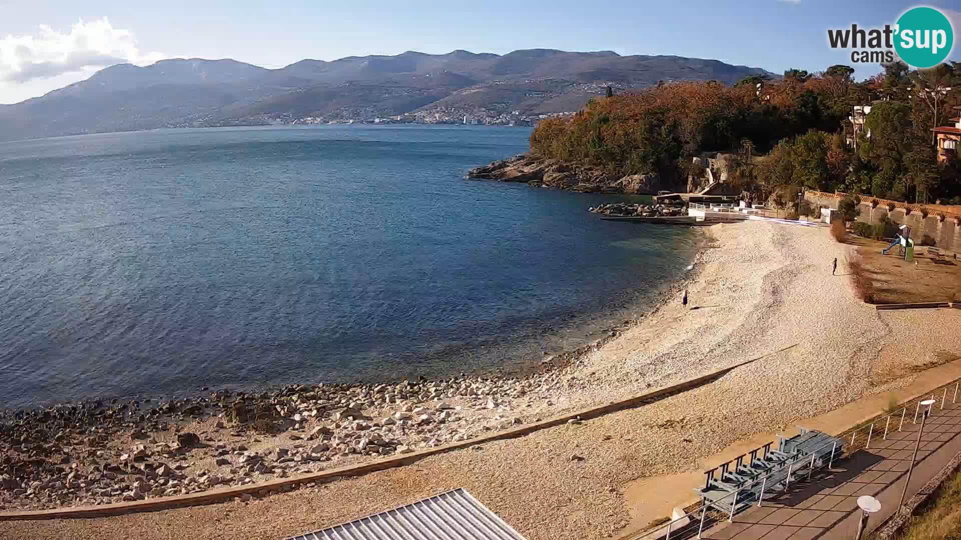 LIVE Webcam Rijeka beach Swimming pools Kantrida