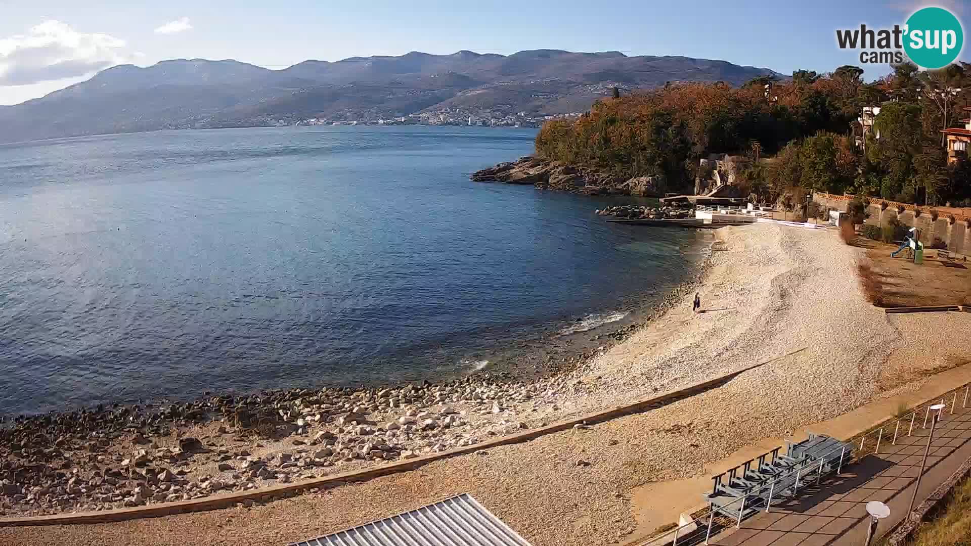 LIVE Webcam Rijeka beach Swimming pools Kantrida