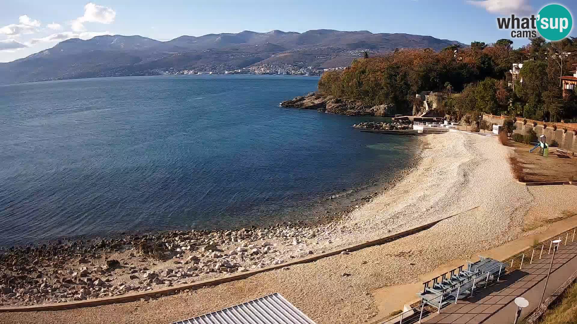 LIVE Webcam Rijeka beach Swimming pools Kantrida