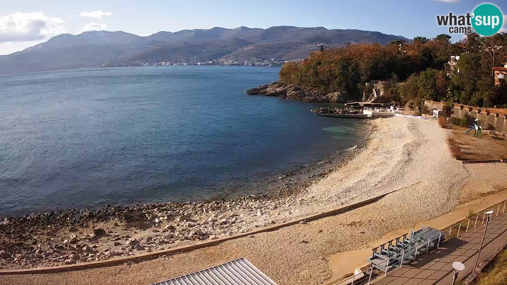 LIVE Webcam Rijeka beach Swimming pools Kantrida