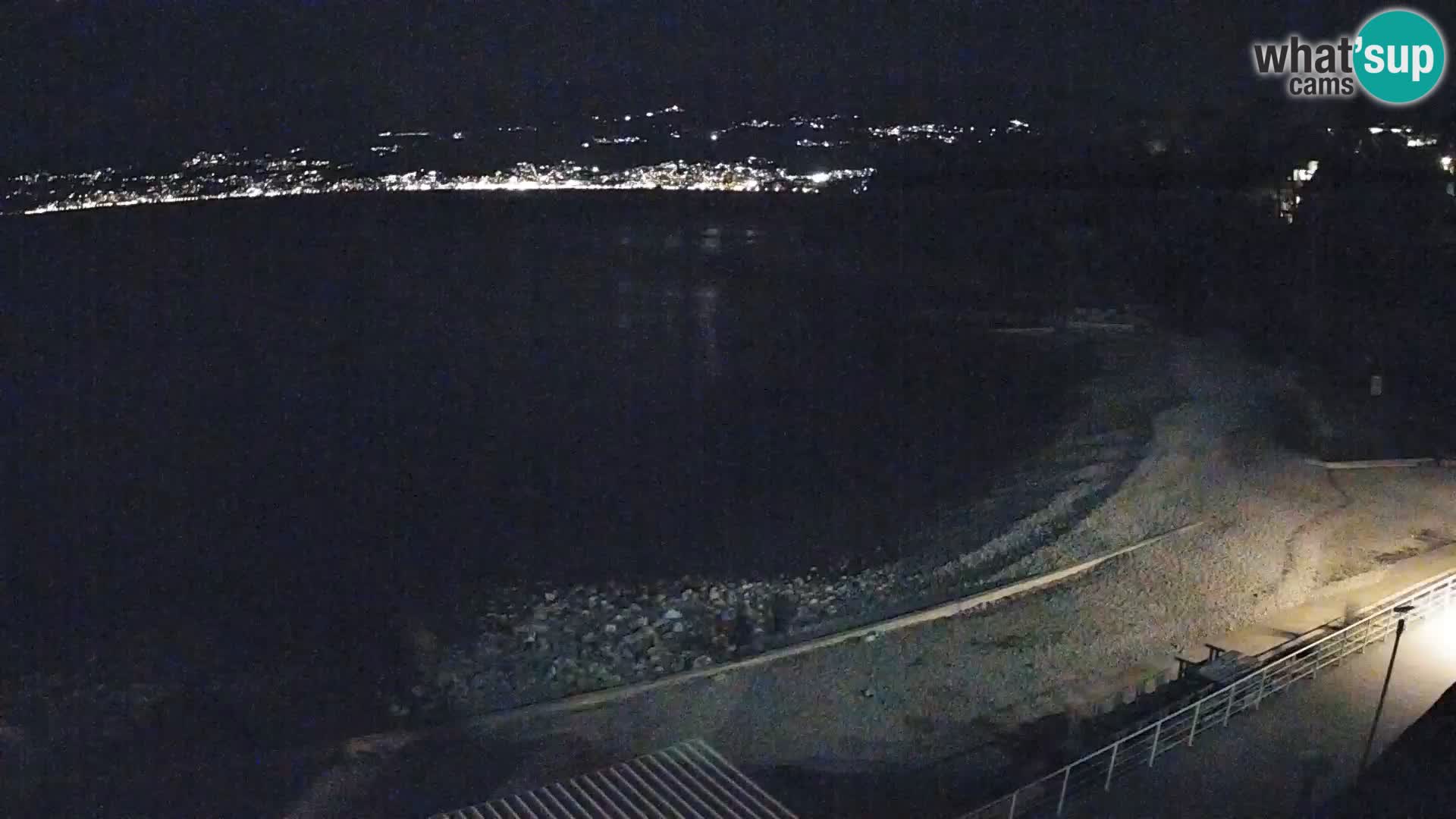 LIVE Webcam Rijeka beach Swimming pools Kantrida