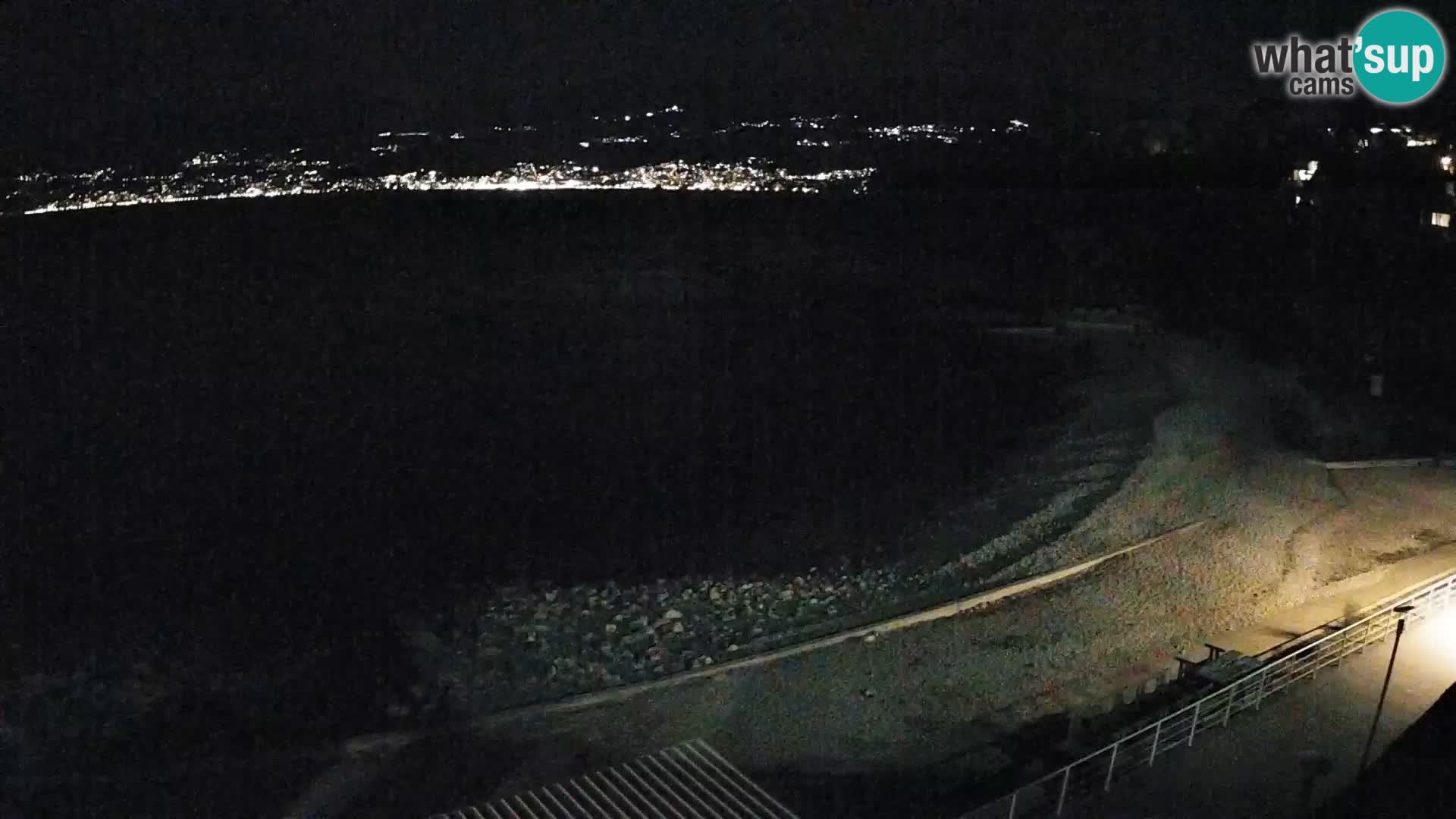 Reka Spletna kamera  plaža pri Bazenih Kantrida