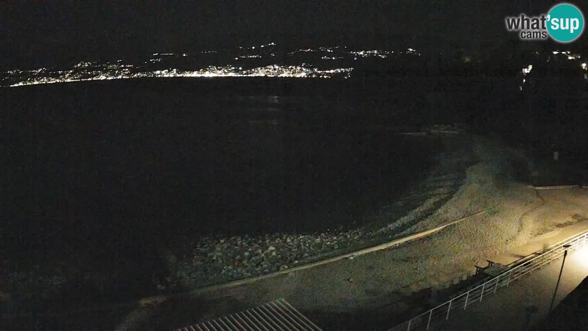 Rijeka web kamera plaža pri Bazenih Kantrida