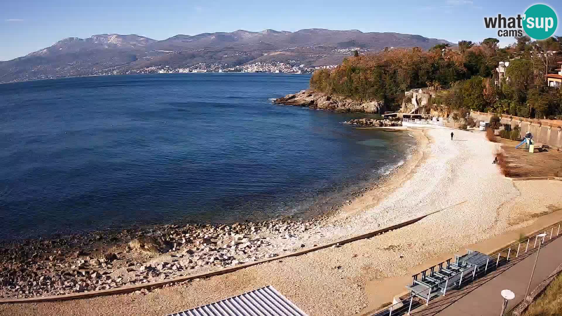 LIVE Webcam Rijeka beach Swimming pools Kantrida