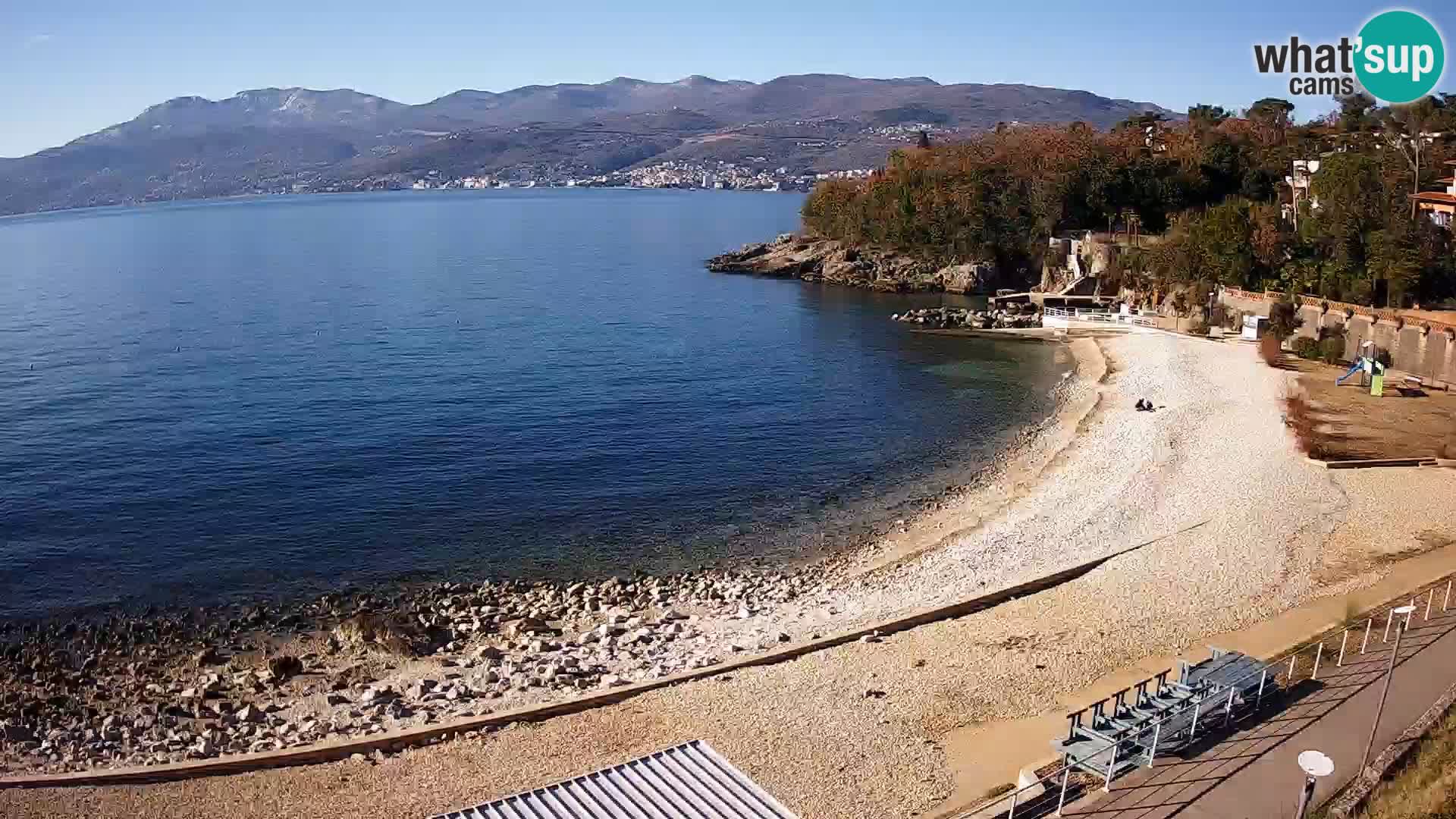 LIVE Webcam Rijeka beach Swimming pools Kantrida