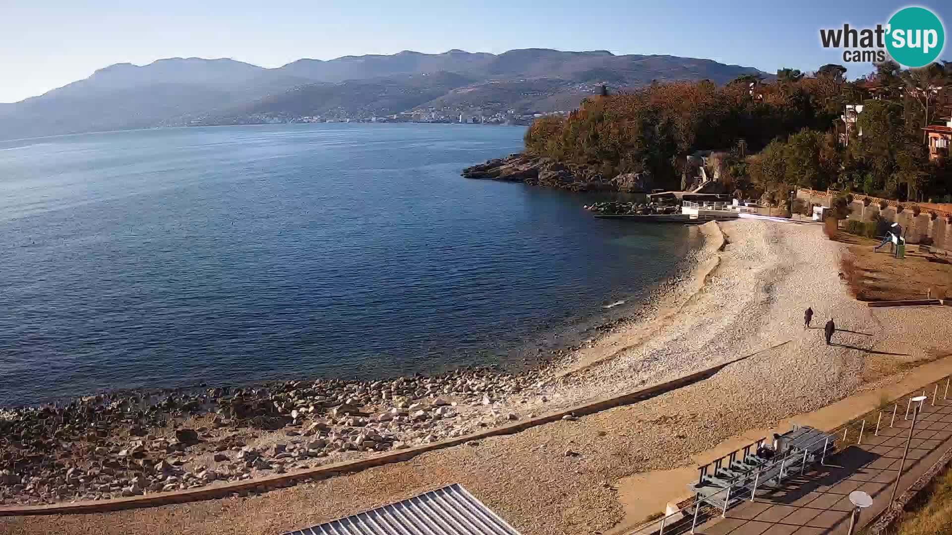 LIVE Webcam Rijeka beach Swimming pools Kantrida