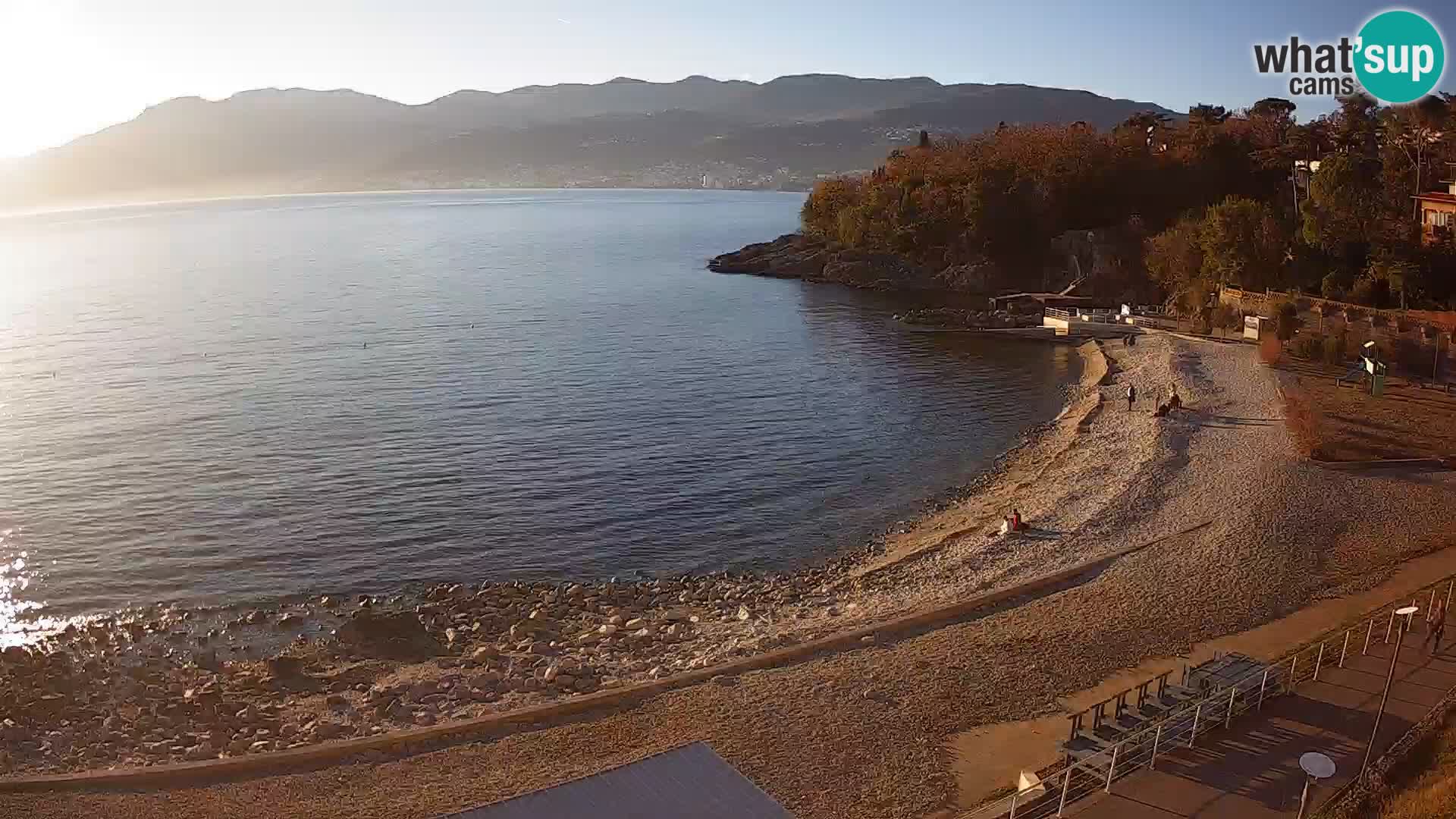 LIVE Webcam Rijeka beach Swimming pools Kantrida