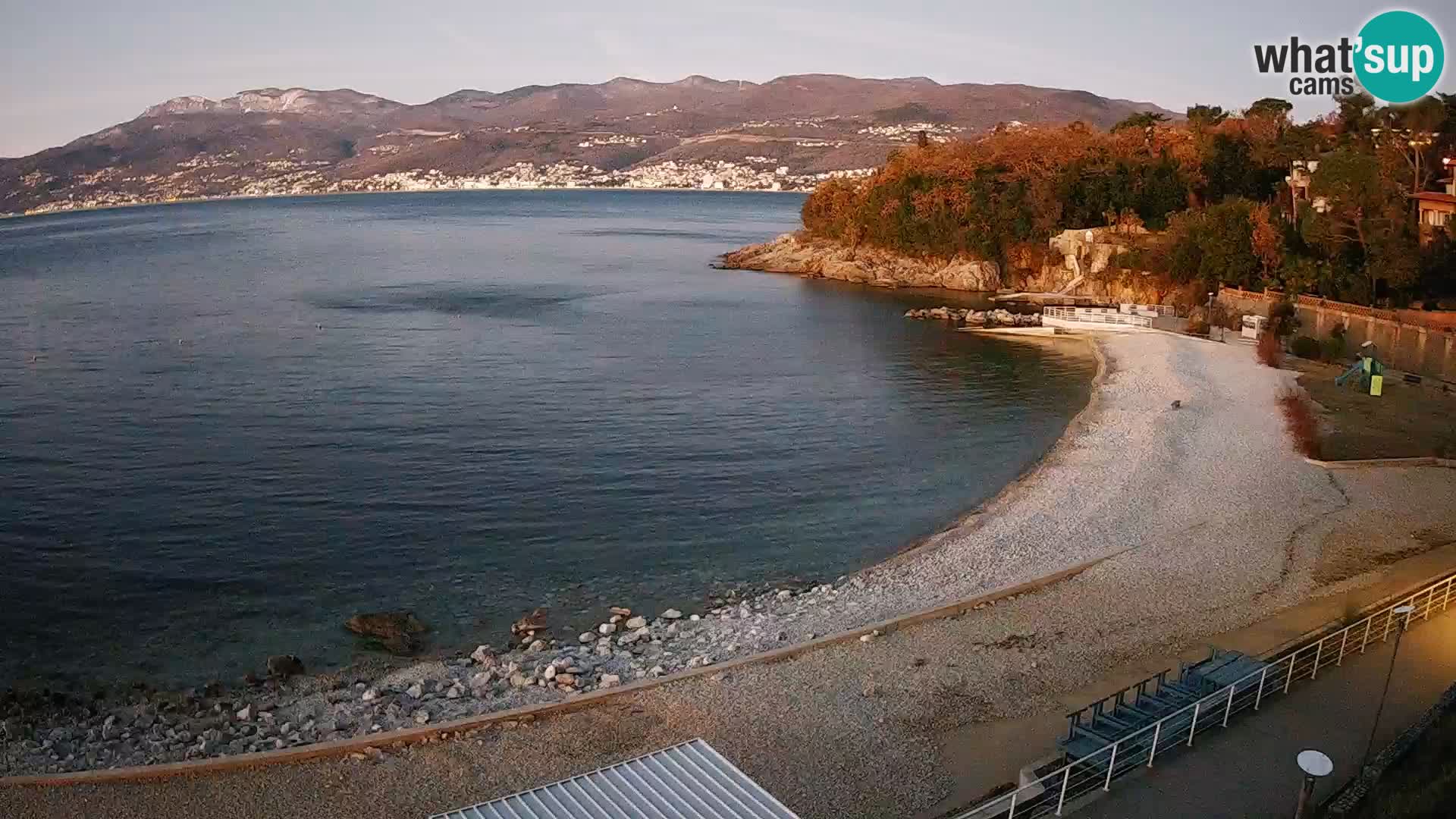 LIVE Webcam Rijeka beach Swimming pools Kantrida