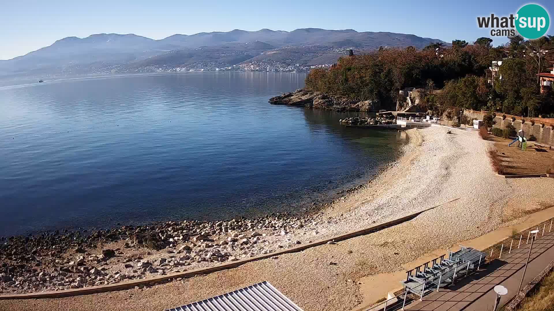 LIVE Webcam Rijeka beach Swimming pools Kantrida