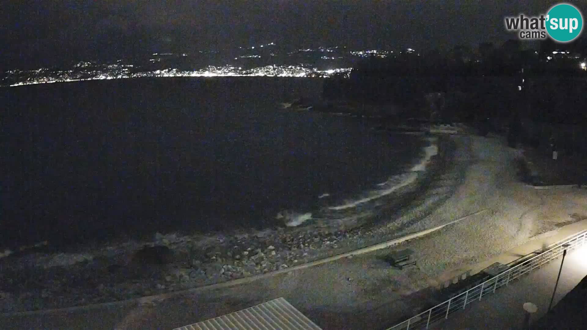 LIVE Webcam Rijeka beach Swimming pools Kantrida