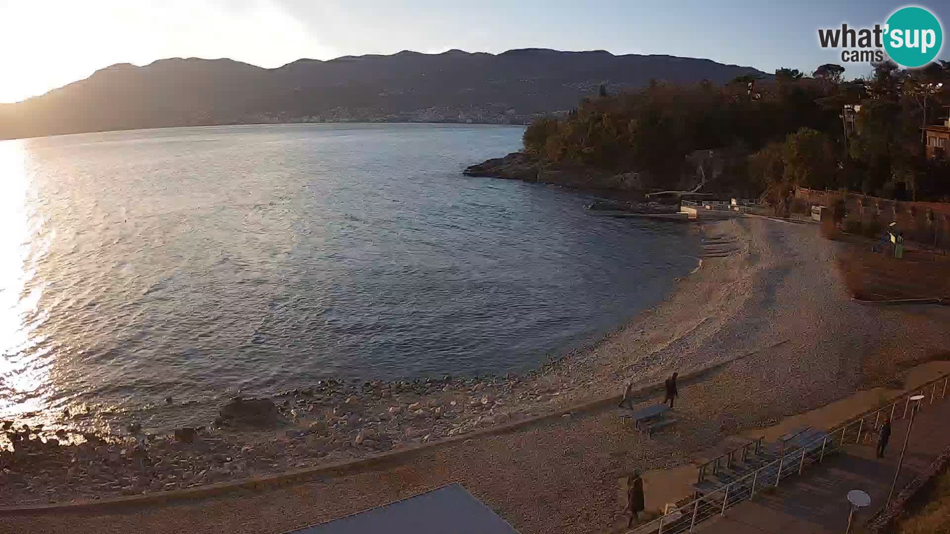 LIVE Webcam Rijeka beach Swimming pools Kantrida