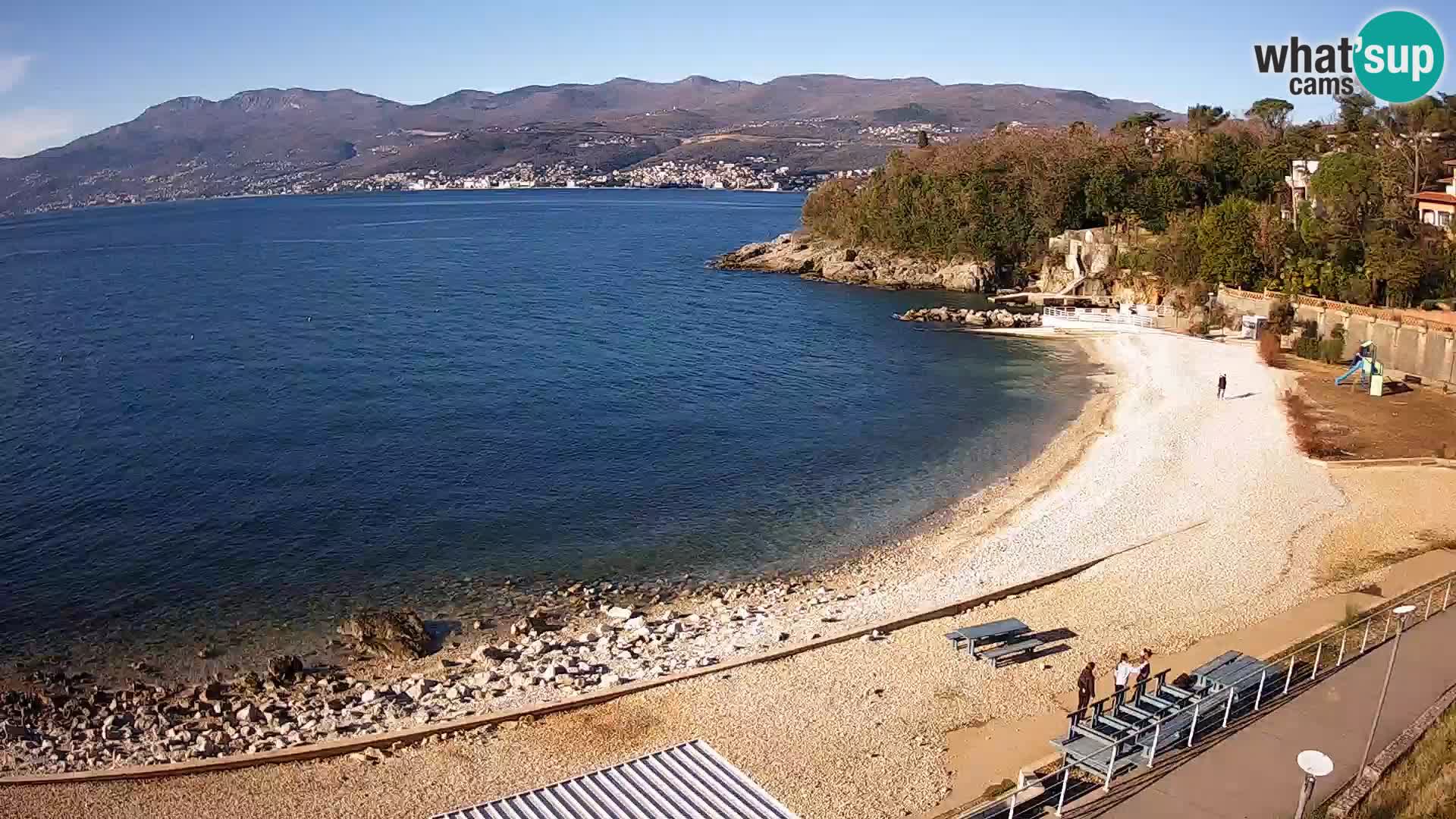 LIVE Webcam Rijeka beach Swimming pools Kantrida