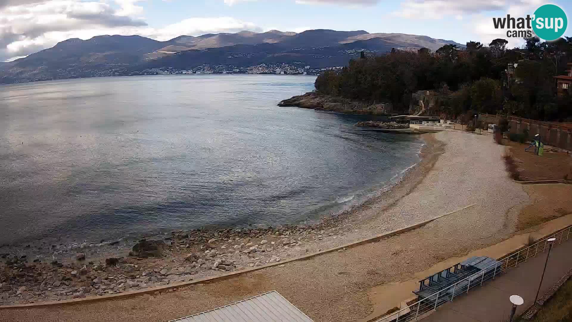 LIVE Webcam Rijeka beach Swimming pools Kantrida