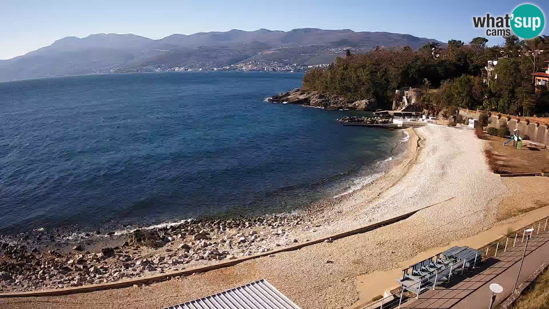 LIVE Webcam Rijeka beach Swimming pools Kantrida