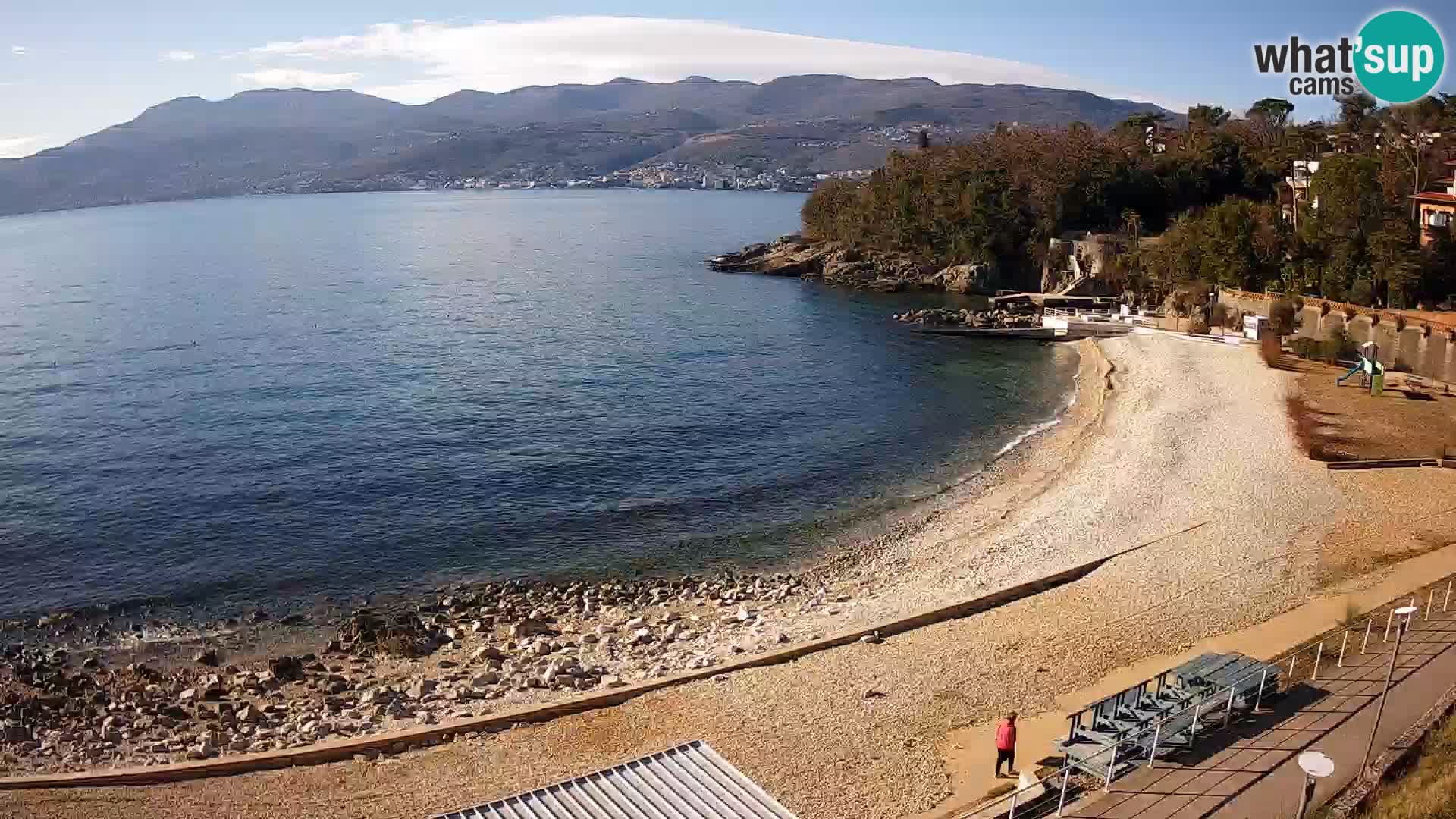 LIVE Webcam Rijeka beach Swimming pools Kantrida