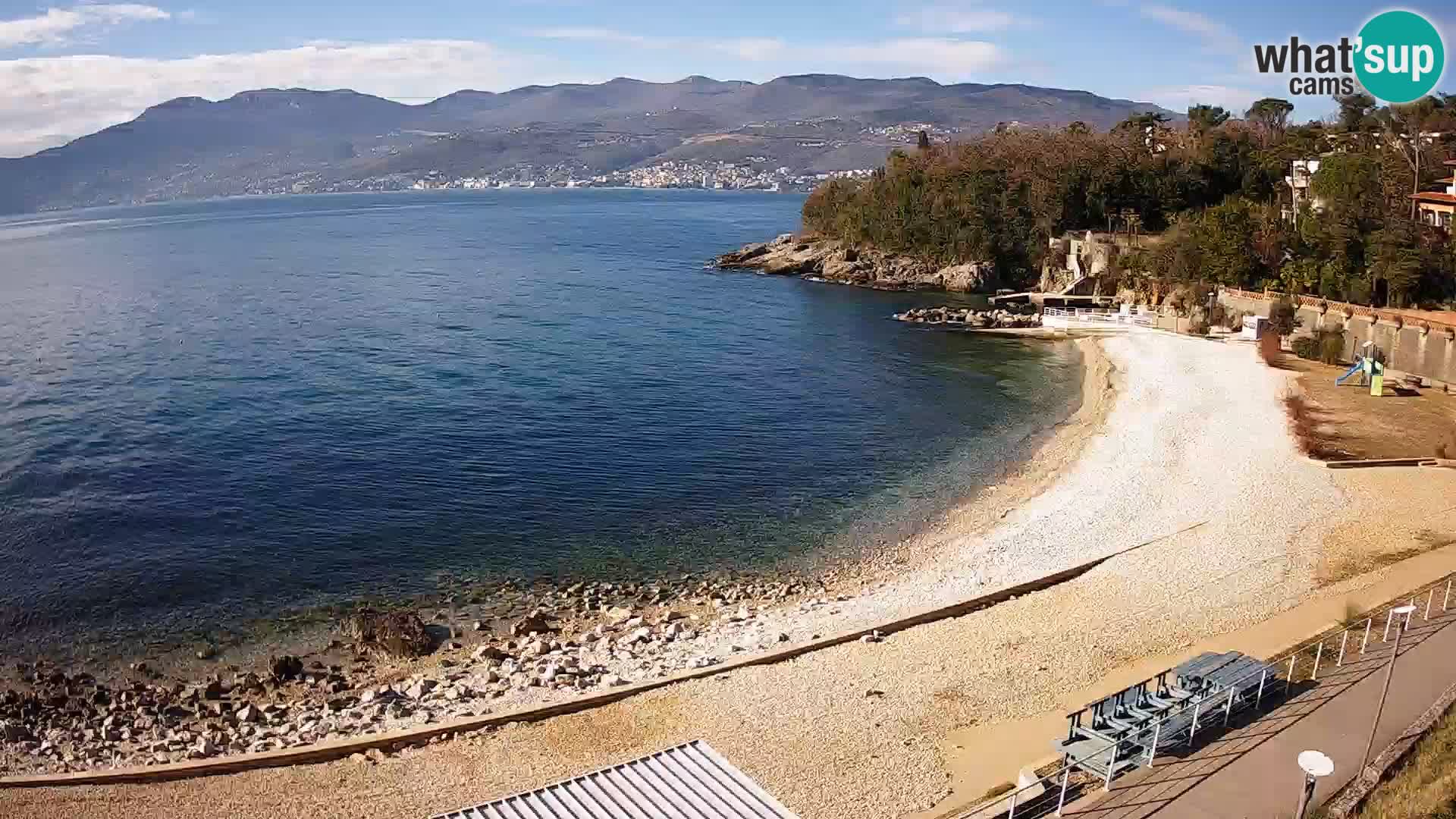 LIVE Webcam Rijeka beach Swimming pools Kantrida