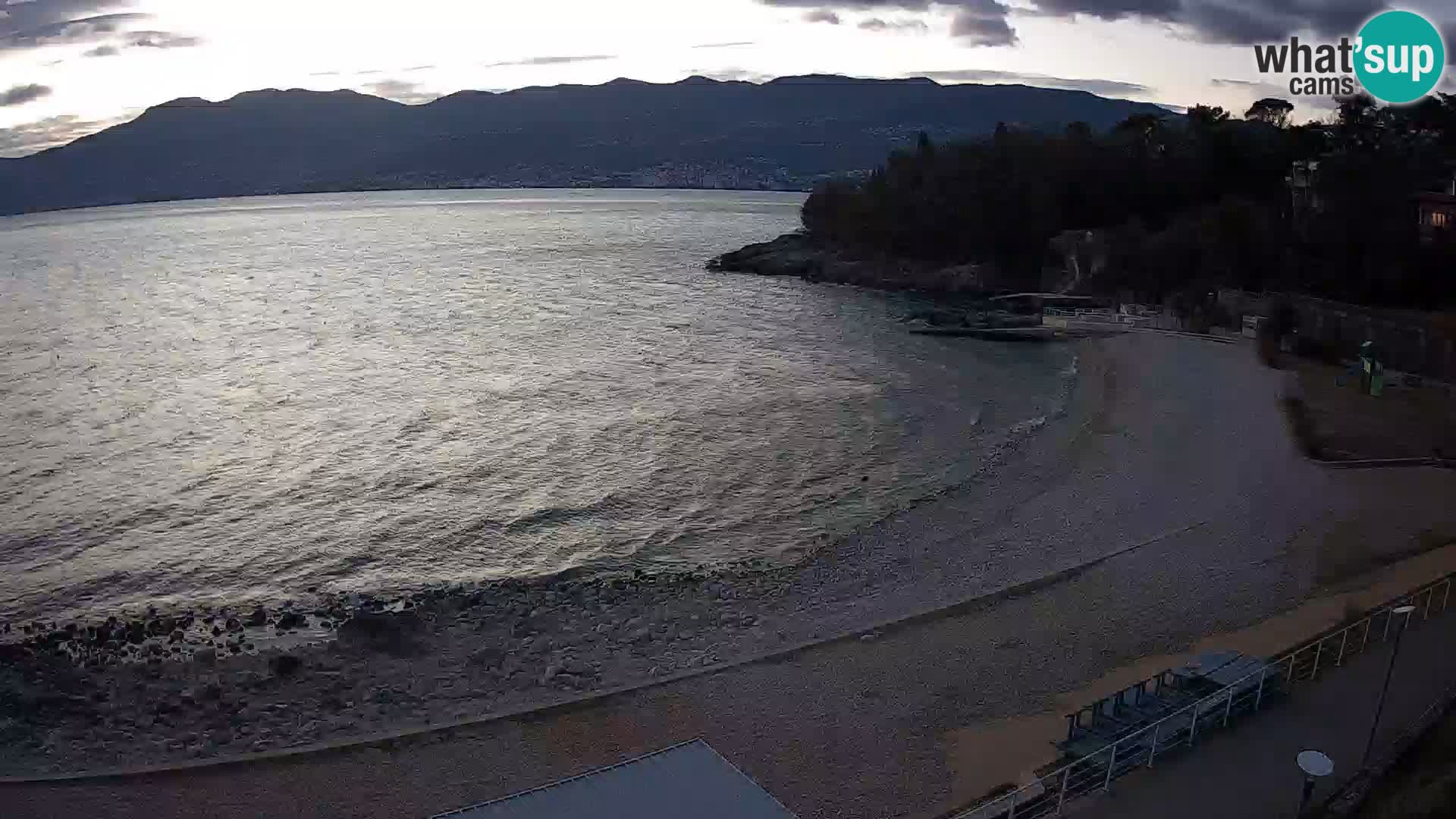 LIVE Webcam Rijeka beach Swimming pools Kantrida