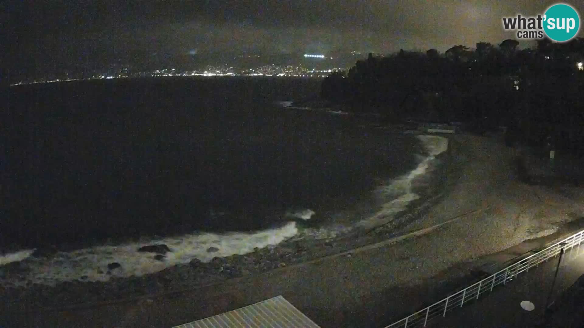 LIVE Webcam Rijeka beach Swimming pools Kantrida