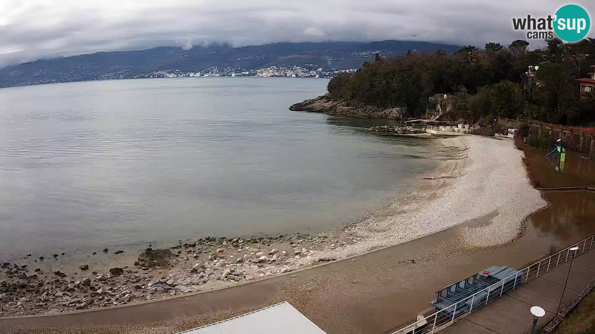 LIVE Webcam Rijeka beach Swimming pools Kantrida