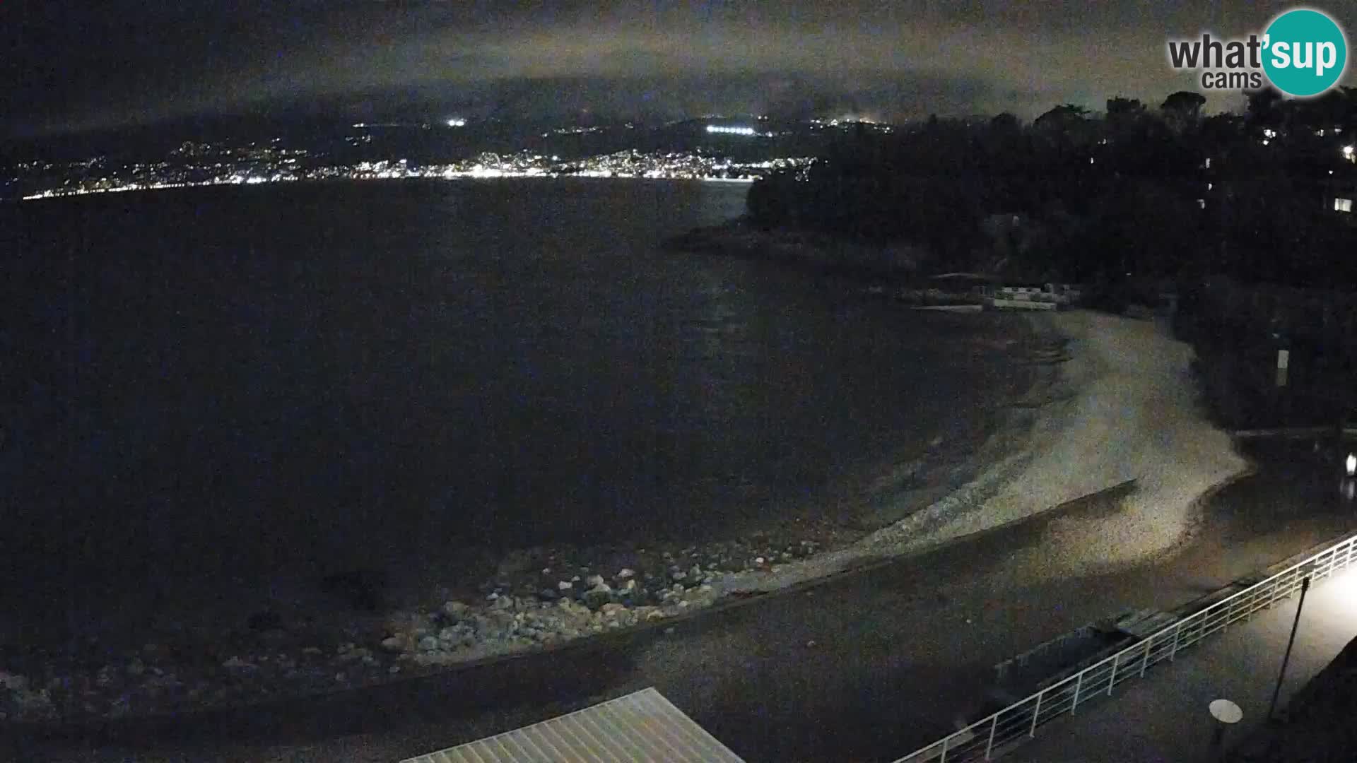 LIVE Webcam Rijeka beach Swimming pools Kantrida