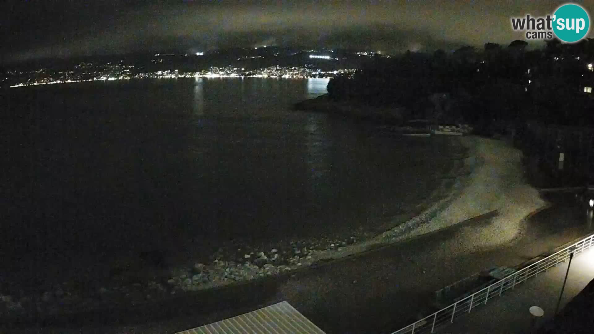 Rijeka web kamera plaža pri Bazenih Kantrida