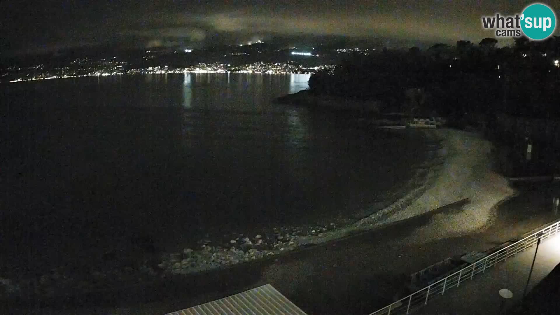 Rijeka web kamera plaža pri Bazenih Kantrida