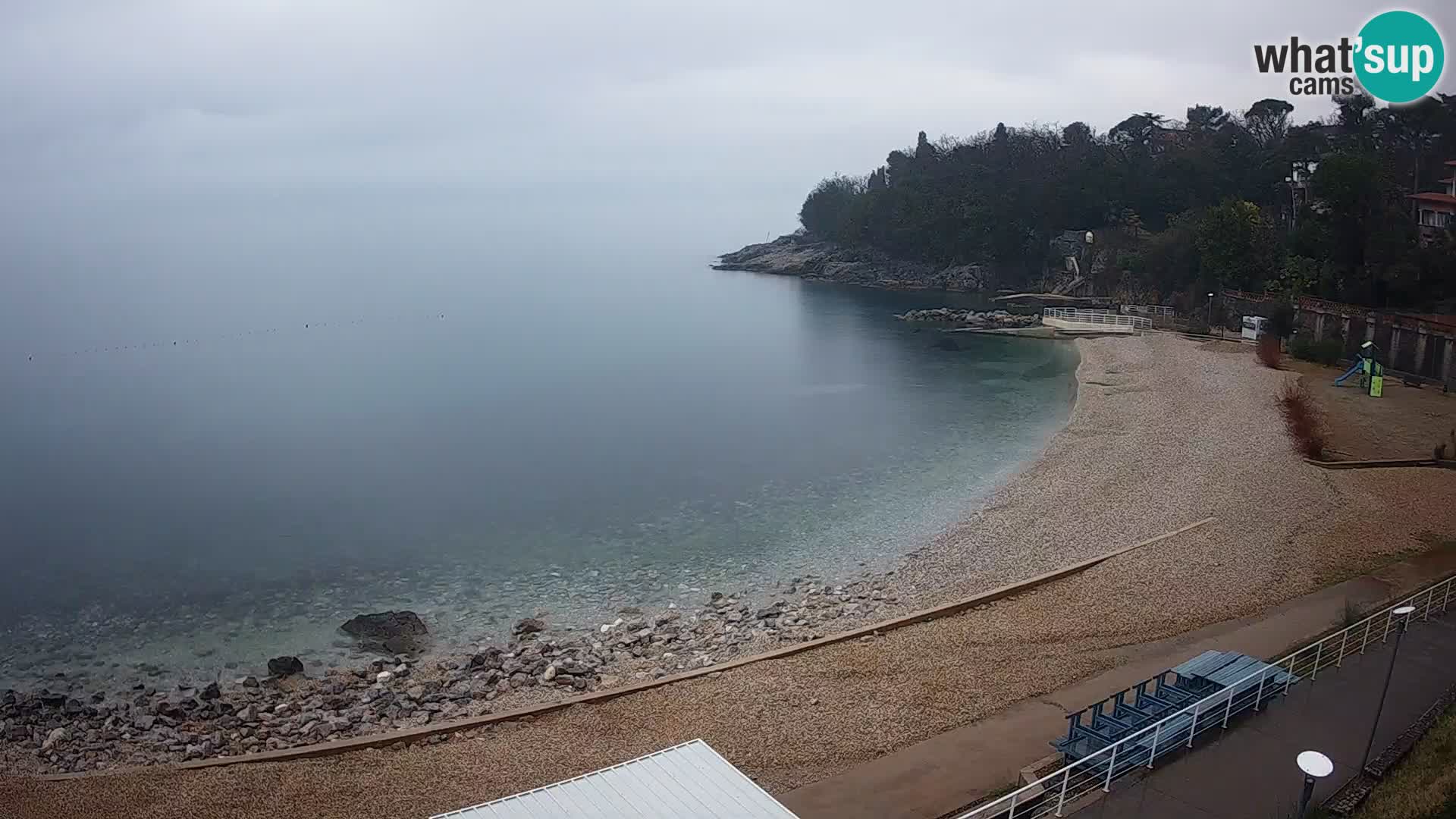 LIVE Webcam Rijeka beach Swimming pools Kantrida