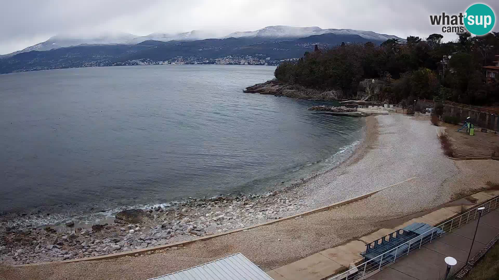 LIVE Webcam Rijeka beach Swimming pools Kantrida