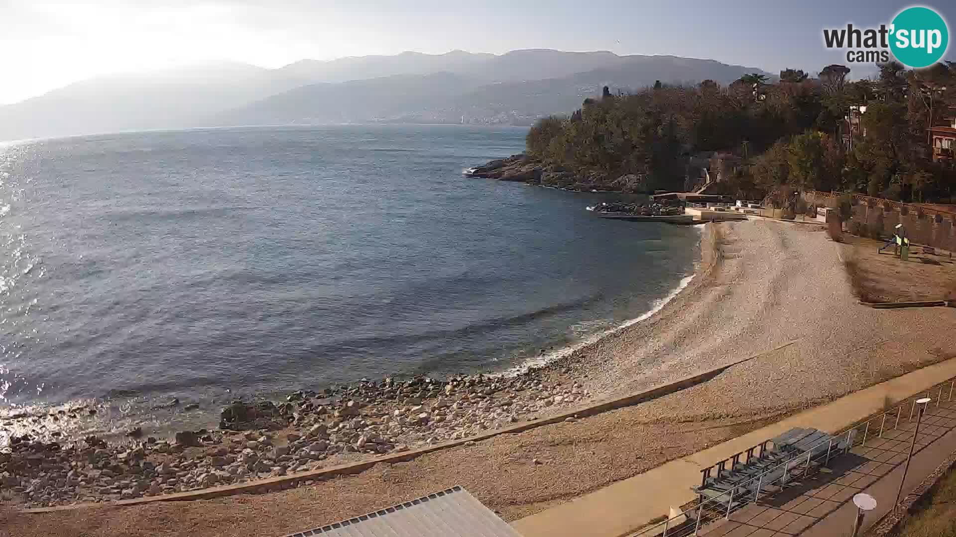 Rijeka web kamera plaža pri Bazenih Kantrida