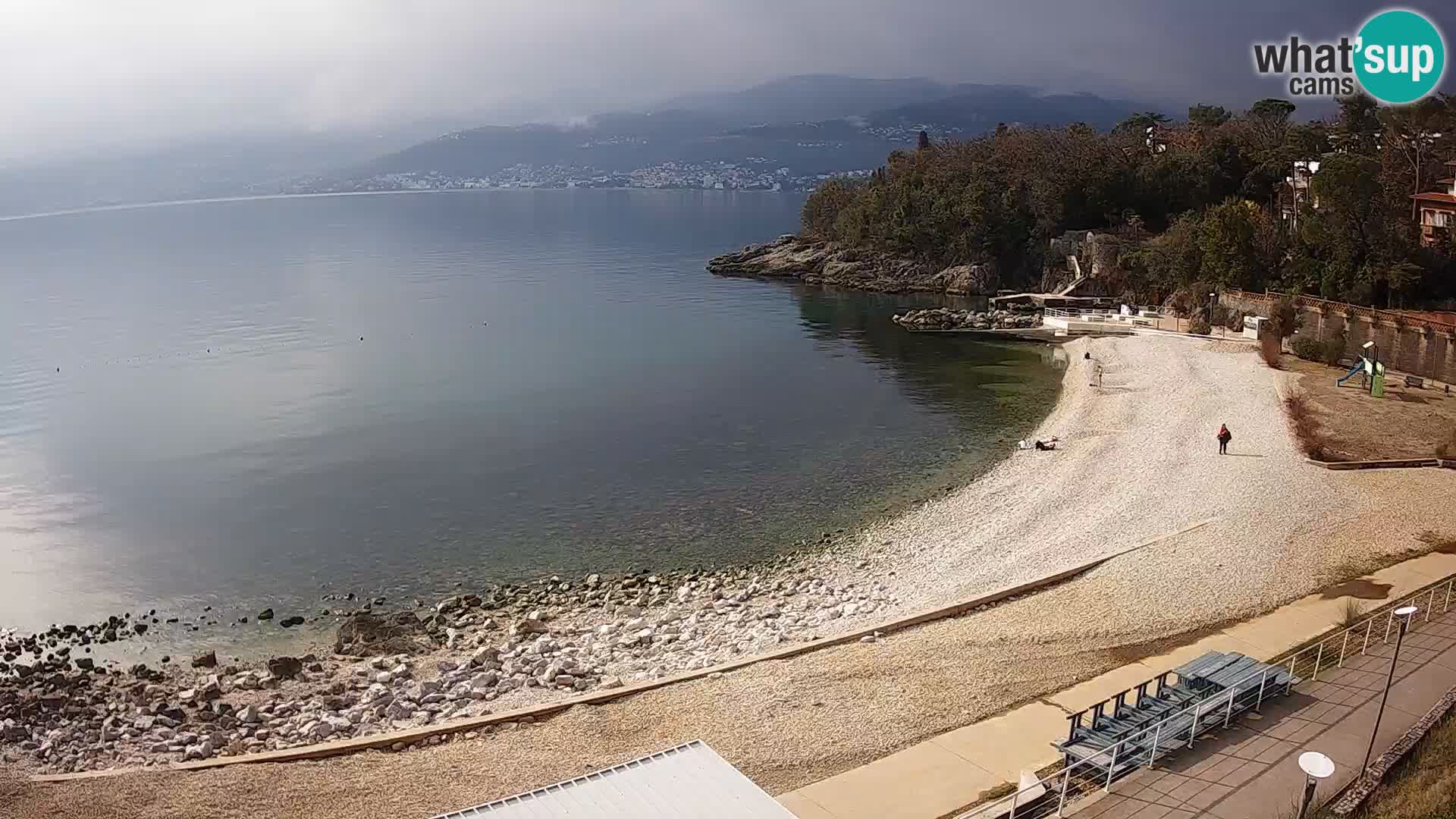 LIVE Webcam Rijeka beach Swimming pools Kantrida