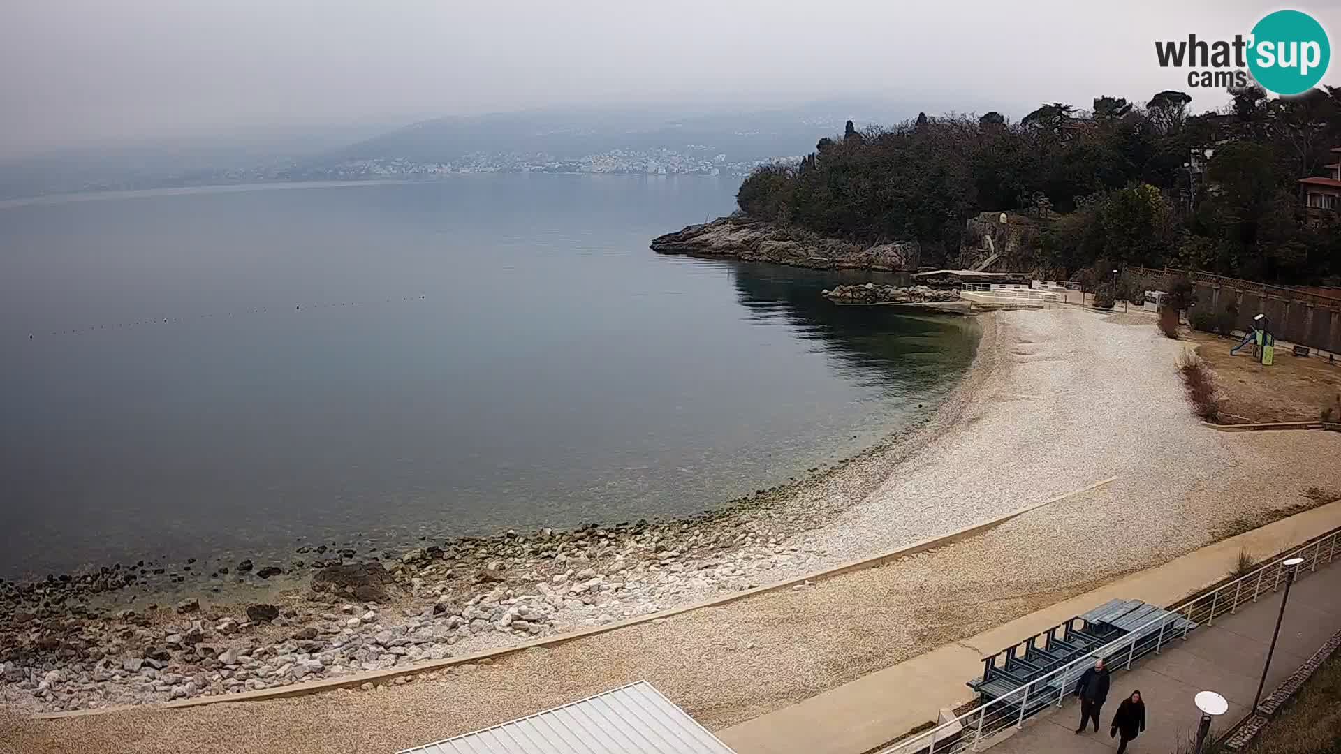 LIVE Webcam Rijeka beach Swimming pools Kantrida