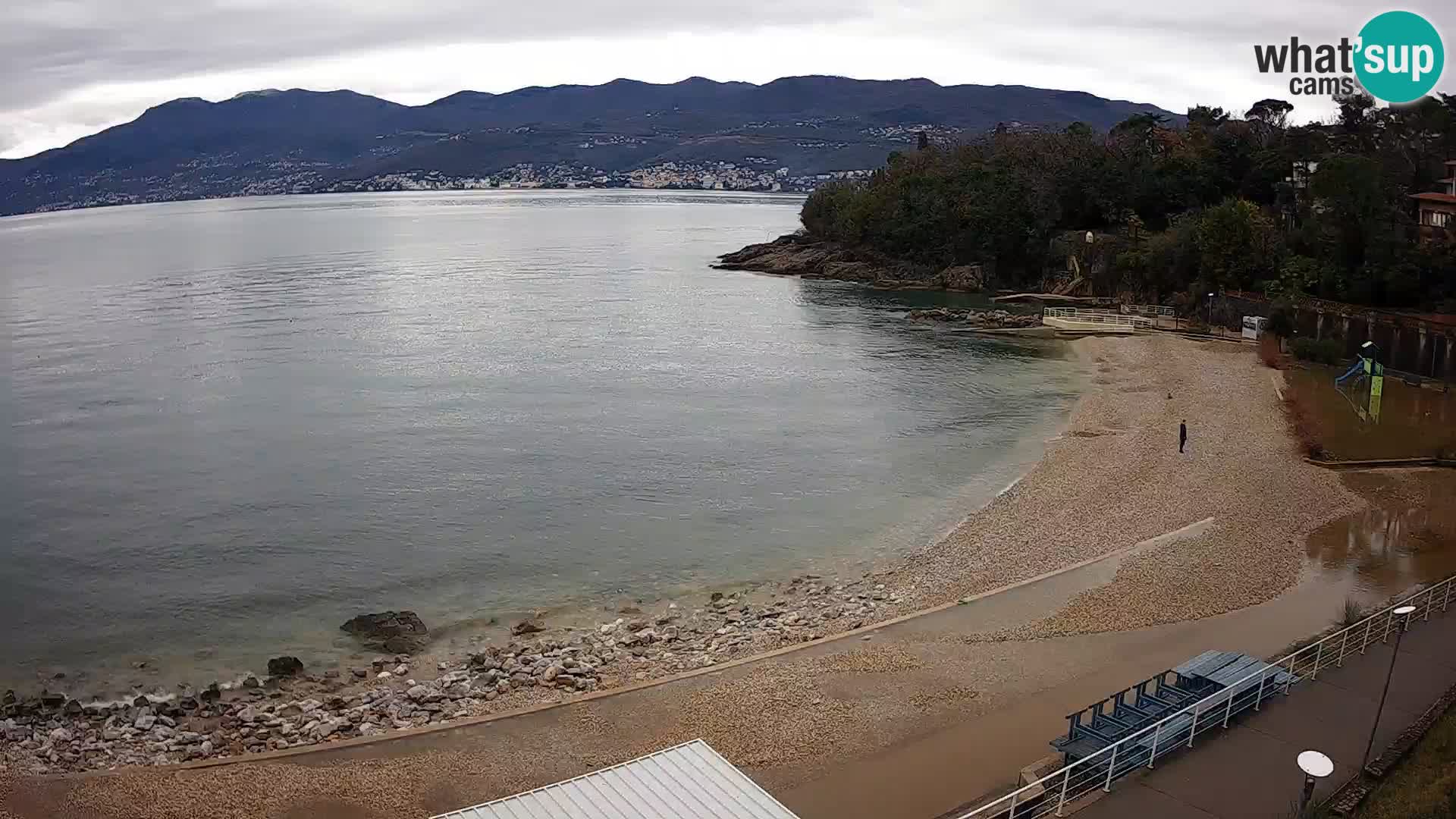 LIVE Webcam Rijeka beach Swimming pools Kantrida