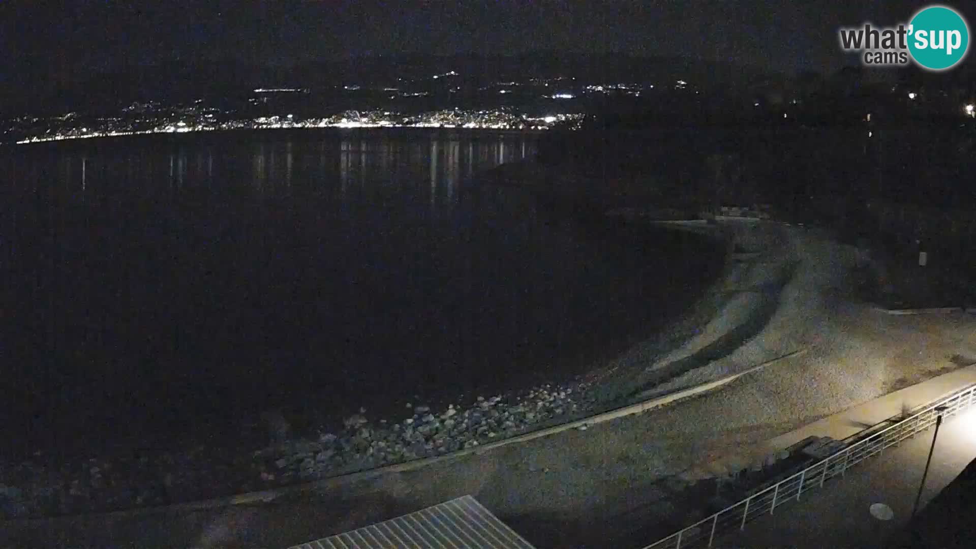 Rijeka web kamera plaža pri Bazenih Kantrida