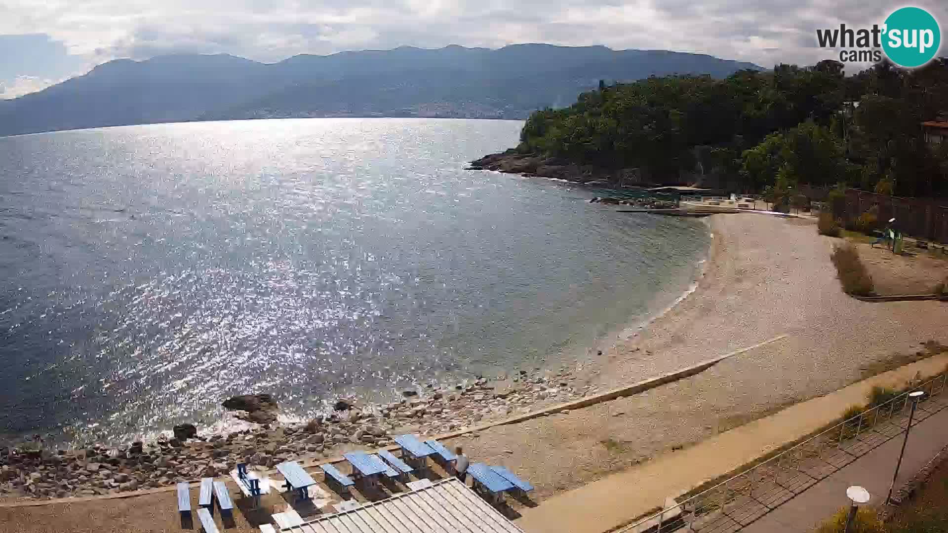 Rijeka web kamera plaža pri Bazenih Kantrida
