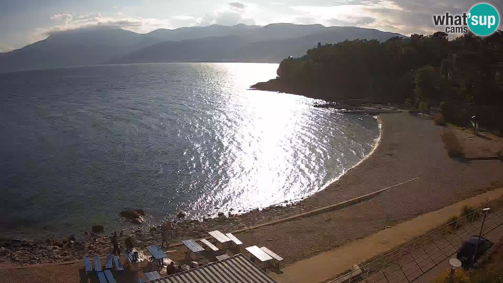 LIVE Webcam Rijeka beach Swimming pools Kantrida
