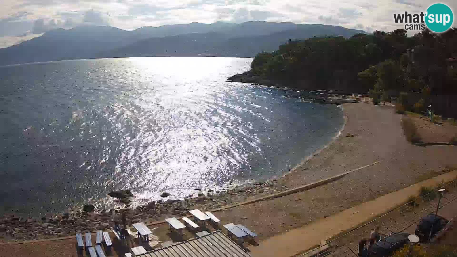Rijeka web kamera plaža pri Bazenih Kantrida