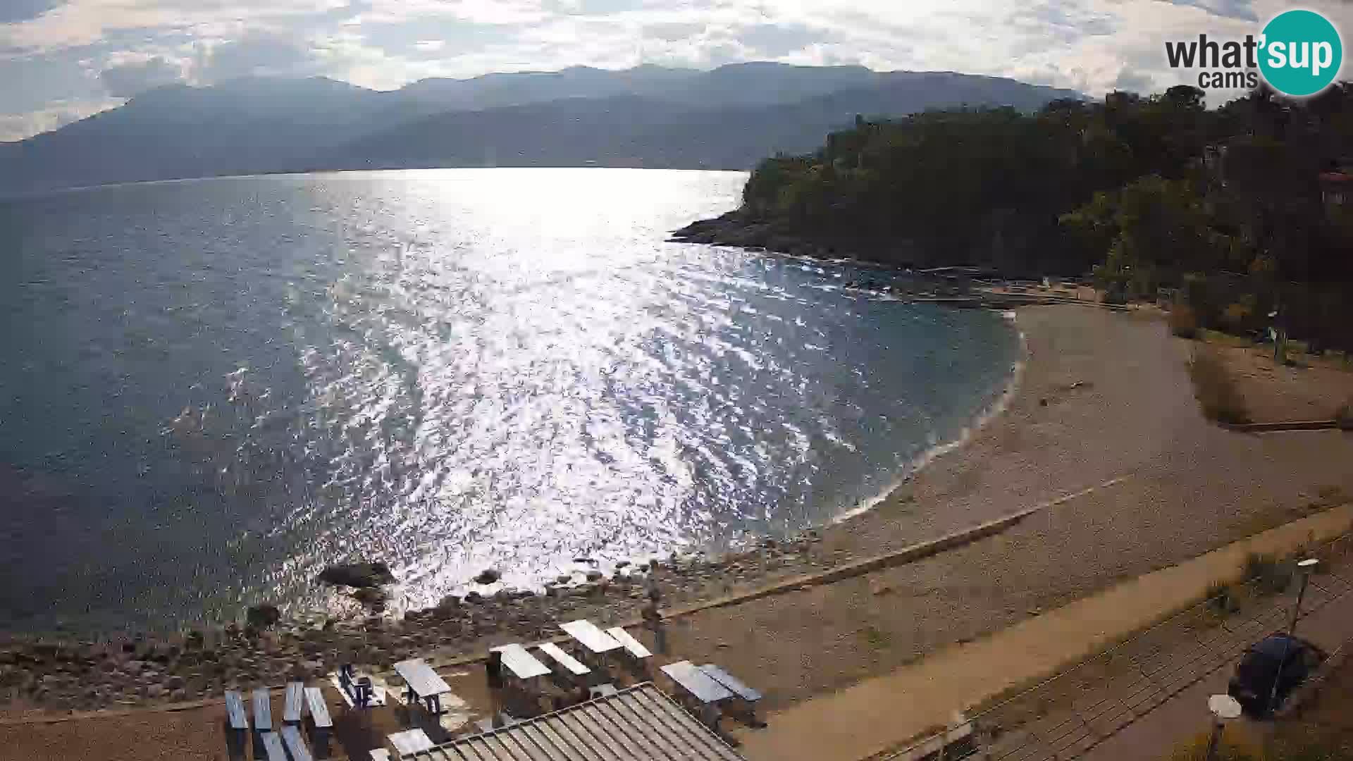 Reka Spletna kamera  plaža pri Bazenih Kantrida