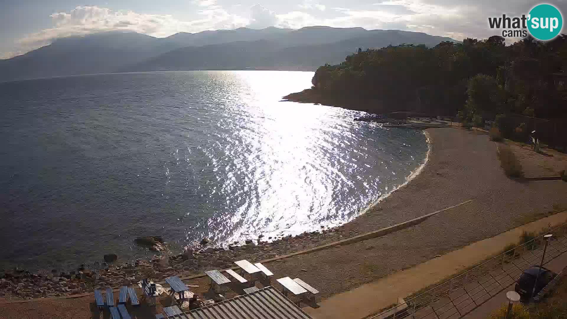 Rijeka web kamera plaža pri Bazenih Kantrida