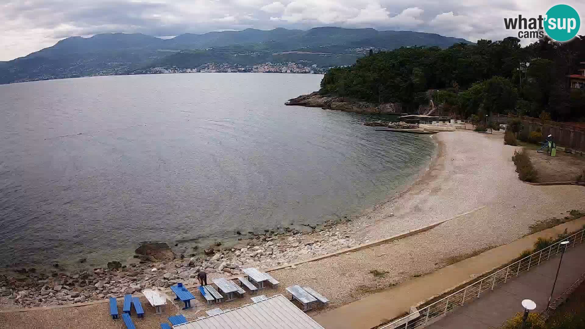 LIVE Webcam Rijeka beach Swimming pools Kantrida