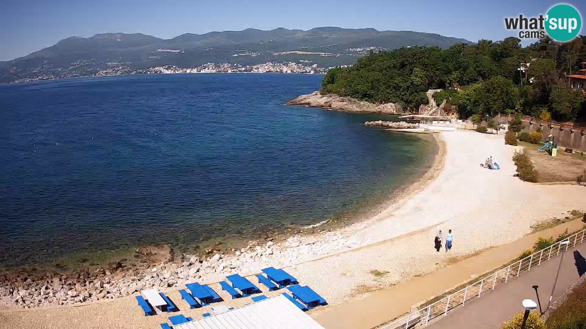 LIVE Webcam Rijeka beach Swimming pools Kantrida