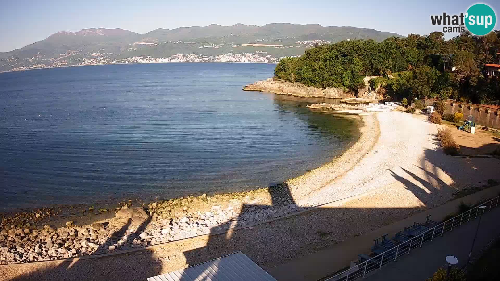 LIVE Webcam Rijeka beach Swimming pools Kantrida