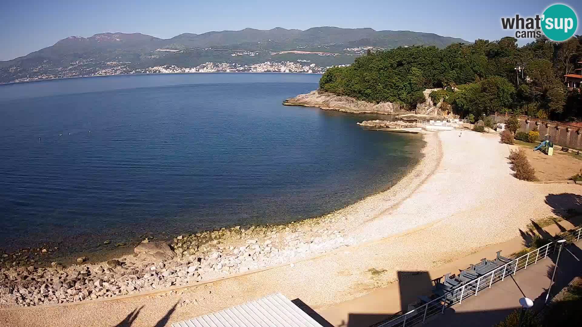 LIVE Webcam Rijeka beach Swimming pools Kantrida