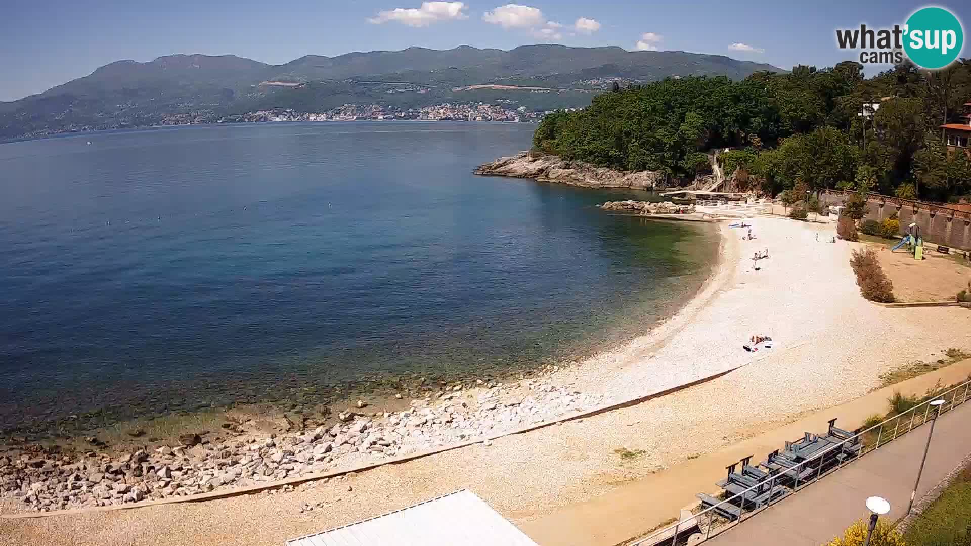LIVE Webcam Rijeka beach Swimming pools Kantrida